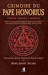 Grimoire pape honorius d'occasion  Livré partout en Belgiqu