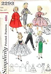 Simplicity pattern 2293 for sale  Delivered anywhere in USA 