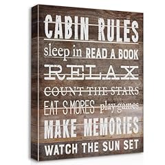 Cabin rules welcome for sale  Delivered anywhere in USA 