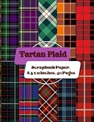 Tartan plaid scrapbook for sale  Delivered anywhere in UK