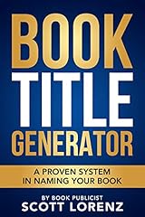 Book title generator for sale  Delivered anywhere in USA 