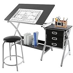 Yaheetech drafting desk for sale  Delivered anywhere in USA 