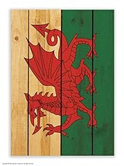 Wales flag postcard for sale  Delivered anywhere in UK