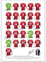 Man united autograph for sale  Delivered anywhere in Ireland