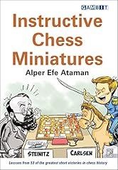 Instructive chess miniatures usato  Spedito ovunque in Italia 