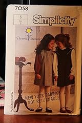 Simplicity 7058 florence for sale  Delivered anywhere in USA 