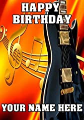 Guitar music birthday for sale  Delivered anywhere in UK