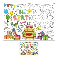 Birthday coloring poster for sale  Delivered anywhere in USA 