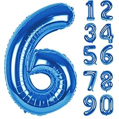 Palloncino numero blu usato  Spedito ovunque in Italia 