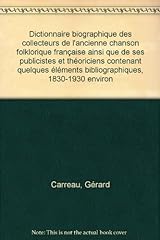 Dictionnaire biographique coll d'occasion  Livré partout en France