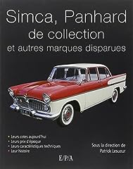 Simca panhard collection d'occasion  Livré partout en France