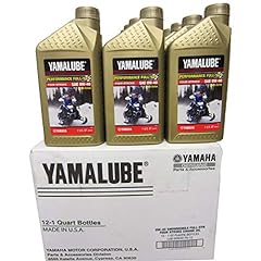 Yamaha Full Synthetic Snowmobile Engine Oil Case (12) for sale  Delivered anywhere in USA 