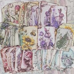60pcs vintage scrapbooking for sale  Delivered anywhere in UK