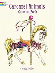 Carousel animals coloring for sale  Delivered anywhere in USA 