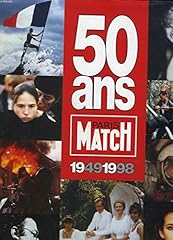 50 ans paris match 1949 1998 d'occasion  Livré partout en France