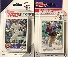Colorado rockies topps for sale  Delivered anywhere in USA 