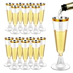 Pcs clear champagne for sale  Delivered anywhere in UK