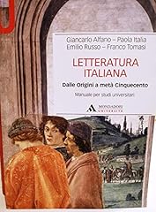 Letteratura italiana. manuale usato  Spedito ovunque in Italia 