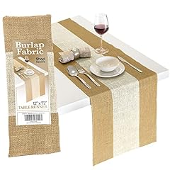 Burlap table runner for sale  Delivered anywhere in USA 