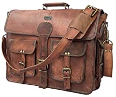 Cuero leather messenger for sale  Delivered anywhere in USA 