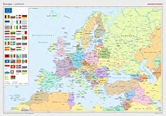 Posterkarten geographie europa gebraucht kaufen  Wird an jeden Ort in Deutschland