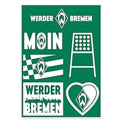 Werder bremen aufkleberkarte gebraucht kaufen  Wird an jeden Ort in Deutschland