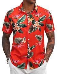 Coofandy men hawaiian for sale  Delivered anywhere in USA 