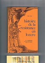 Histoire resistance lozere d'occasion  Livré partout en France