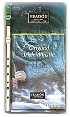 Feadóg Brass Traditional Irish Tin Whistle in the Key, used for sale  Delivered anywhere in Canada