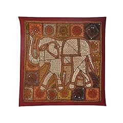 Elephant embroidery indian for sale  Delivered anywhere in USA 