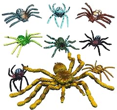 9pcs realistic spider for sale  Delivered anywhere in UK
