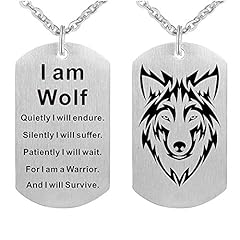 Fashion wolf pendant for sale  Delivered anywhere in USA 