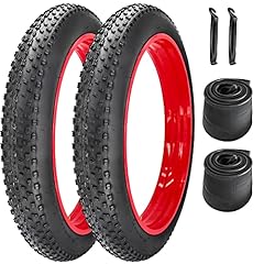 Used, 2 Pack 20" 26" Fat Tires 20/26 x 4.0 inch Fat Bike for sale  Delivered anywhere in USA 