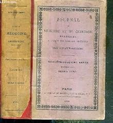 Journal medecine chirurgie d'occasion  Livré partout en France