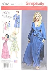Simplicity 8013 1970's Vintage Fashion Dress Sewing for sale  Delivered anywhere in Canada