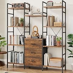 Aflui triple bookshelf for sale  Delivered anywhere in USA 