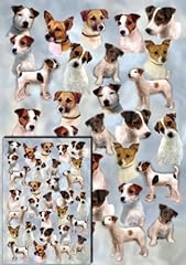 Parson Russell/Jack Russell Terrier Dog Gift Wrapping, used for sale  Delivered anywhere in UK