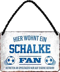 Blechschilder wohnt schalke gebraucht kaufen  Wird an jeden Ort in Deutschland