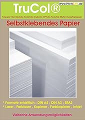 Blatt selbstklebendes weißes gebraucht kaufen  Wird an jeden Ort in Deutschland