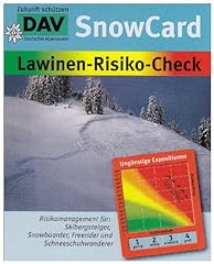 Snowcard lawinen risiko gebraucht kaufen  Wird an jeden Ort in Deutschland