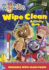 Zingzillas wipe clean for sale  Delivered anywhere in UK