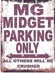 Midget parking sign for sale  Delivered anywhere in UK