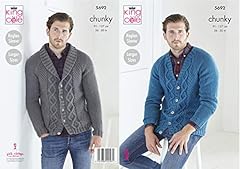 Knitting pattern mens for sale  Delivered anywhere in UK