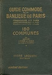 Guide commode banlieue d'occasion  Livré partout en France
