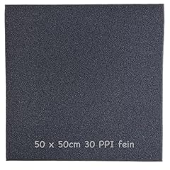 Filterschaum 50x50x5cm schwarz gebraucht kaufen  Wird an jeden Ort in Deutschland