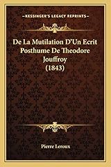 Mutilation ecrit posthume d'occasion  Livré partout en France