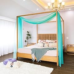 Linentalks turquoise canopy for sale  Delivered anywhere in USA 