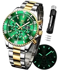 Olevs green watches for sale  Delivered anywhere in USA 