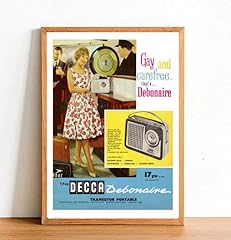 Decca radio vintage for sale  Delivered anywhere in UK