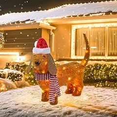 Christmas lighted dog for sale  Delivered anywhere in USA 